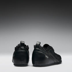 KOI Heartbreaker Sporty Slip On Shoes- Black