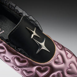 KOI Heartbreaker Sporty Slip On Shoes- Pink