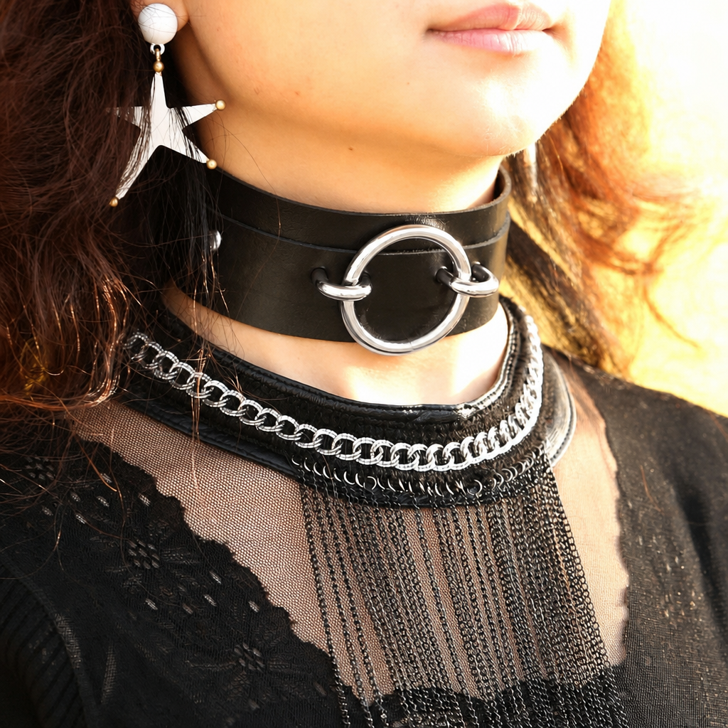 Cat Ear Ring Choker
