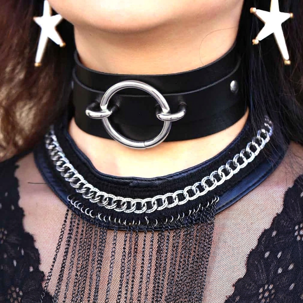 Cat Ear Ring Choker