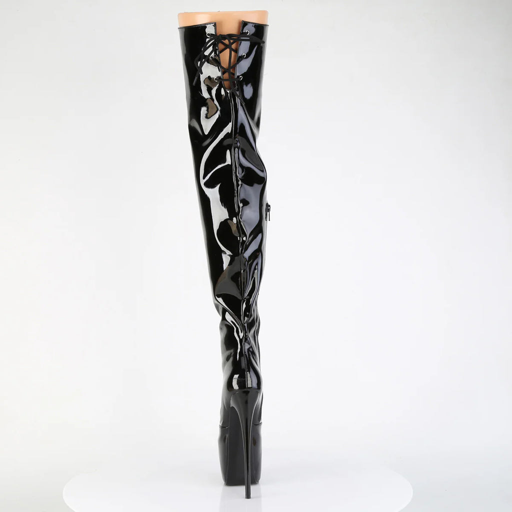 Pleaser Jubilant-3007-Black-Size 6-Clearance