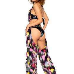 Holographic PVC Short