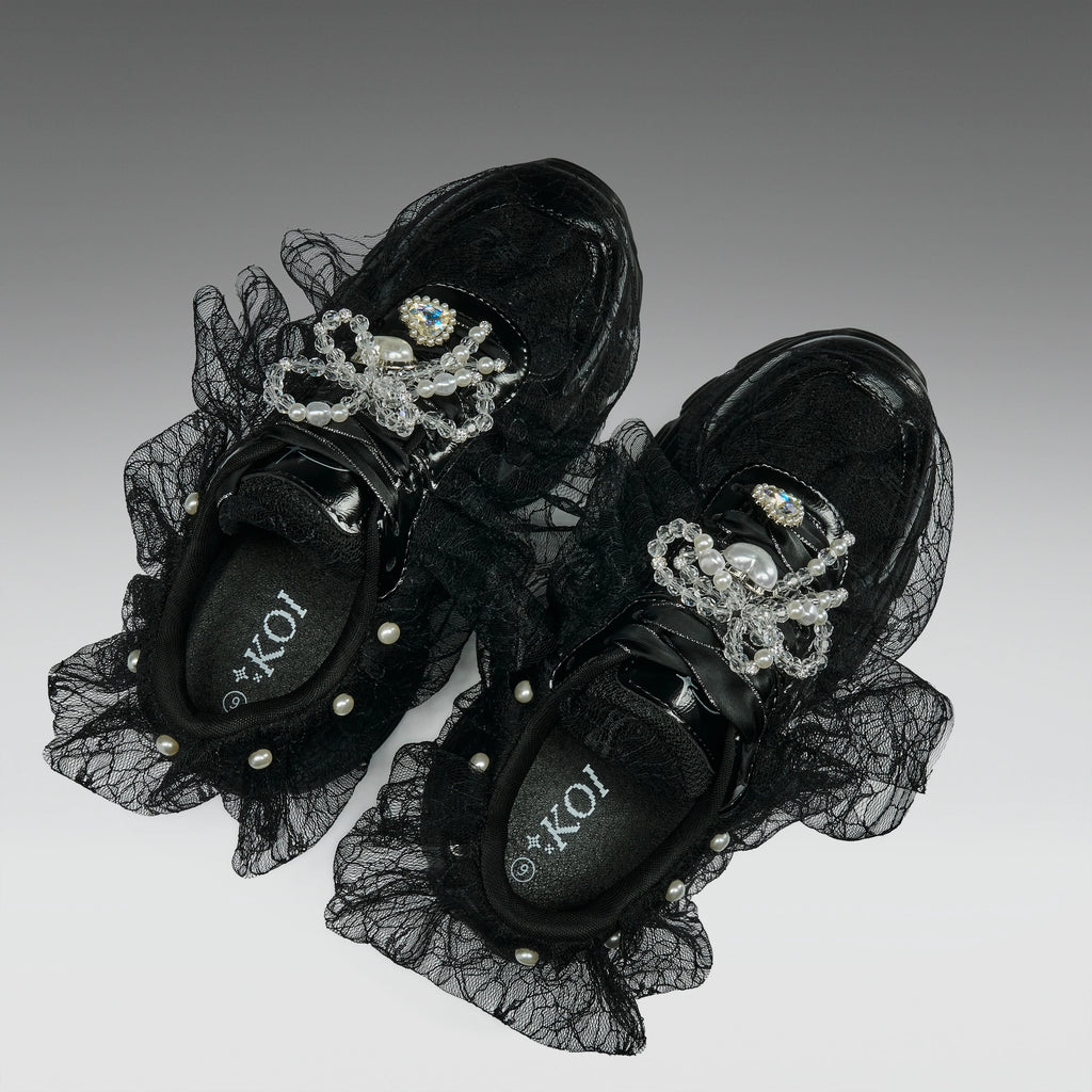 KOI Kelpie Whimsical Terrain Trainers - Black
