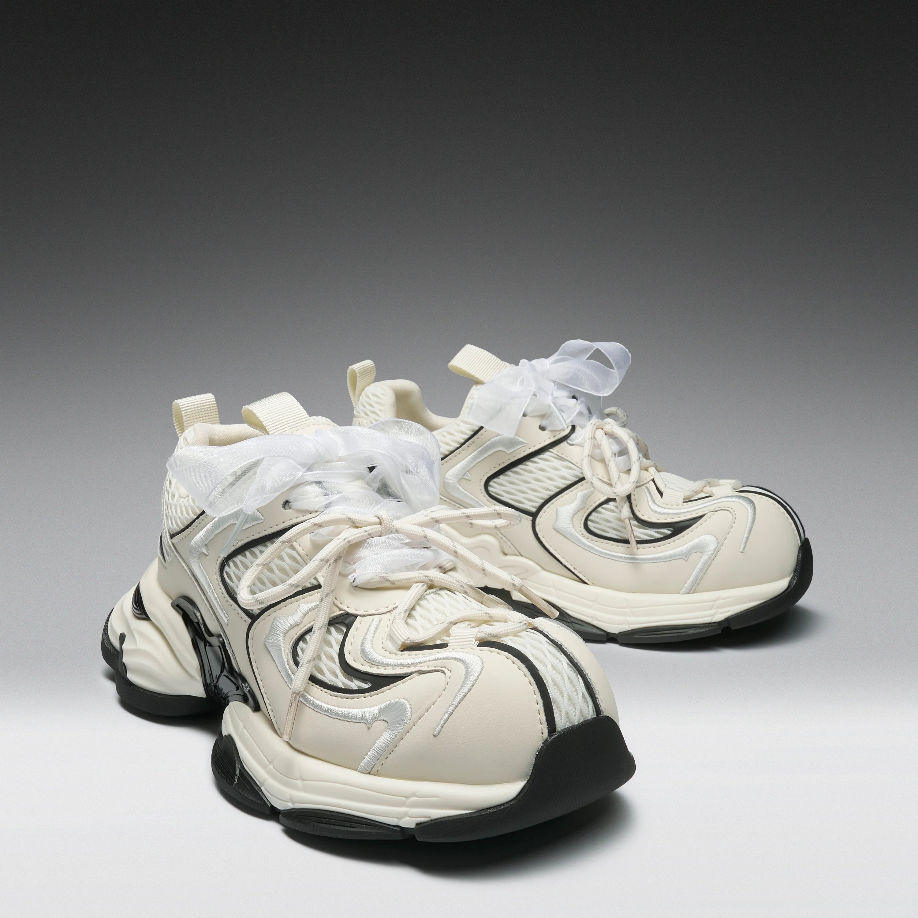 KOI Labyrinth Mega Chunky Trainers - White