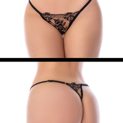 Mapale Embroidered Satin Babydoll