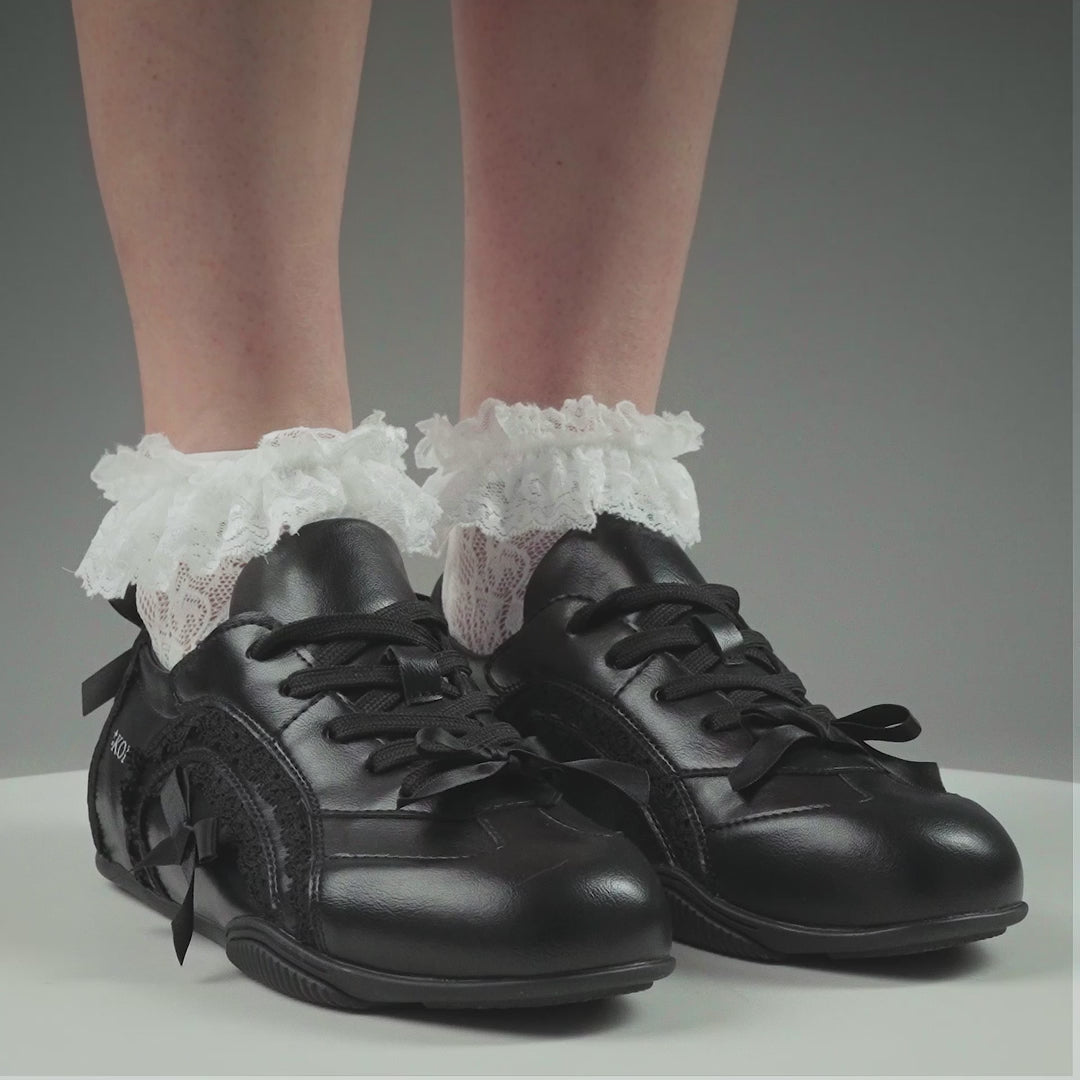 KOI Spellbound Lace Up Pumps- Black