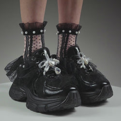 Kelpie Whimsical Terrain Trainers - Black