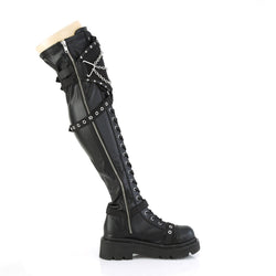 Demonia Renegade-320-Black-Size 7-Clearance