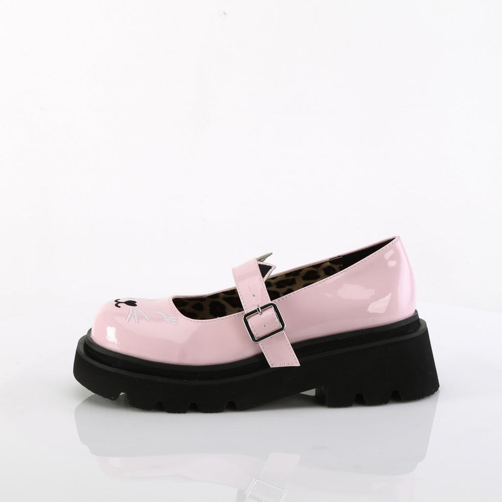 Demonia Renegade-56-Baby Pink-Size 6-Clearance