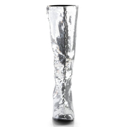 Bordello Spectacul-300SQ-Silver-Size 14-Clearance