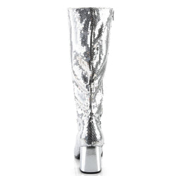 Bordello Spectacul-300SQ-Silver-Size 14-Clearance