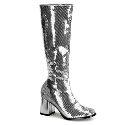 Bordello Spectacul-300SQ-Silver-Size 14-Clearance