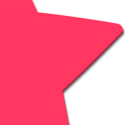 Star: Pink Pasties Glow in the Dark Star Nipple Covers