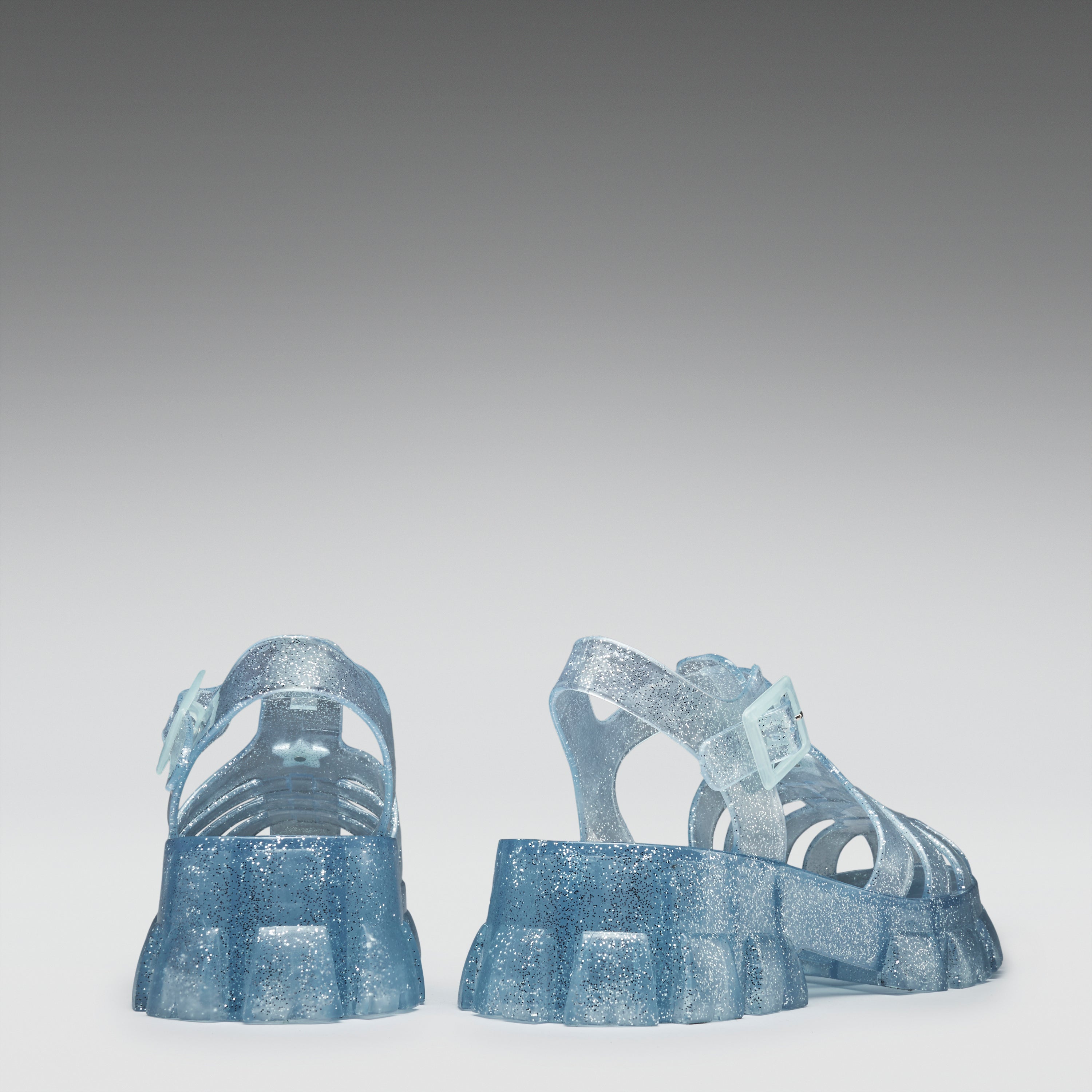 KOI Sunbeam Star Jelly Sandals- Blue-Clearance