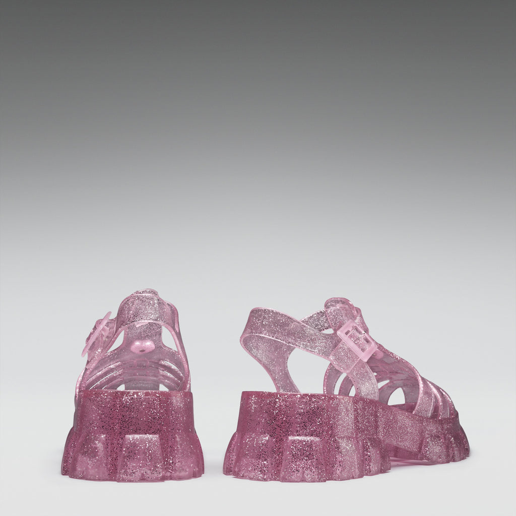 KOI Sunbeam Heart Jelly Sandals- Pink-Clearance