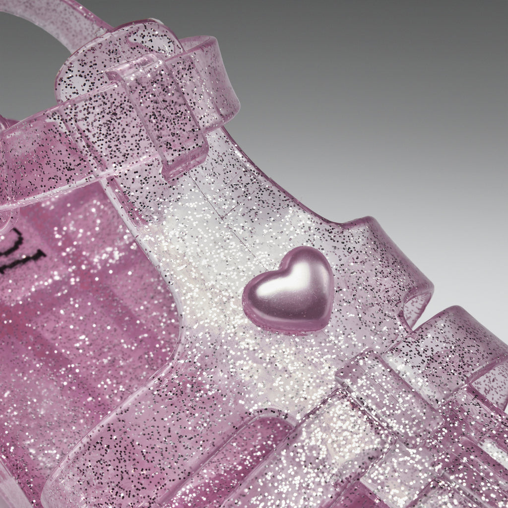 KOI Sunbeam Heart Jelly Sandals- Pink-Clearance