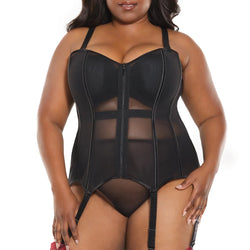 Cord Lace-Up Back Corset