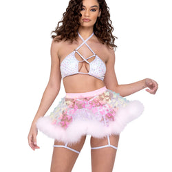 Sheer Butterfly Skirt