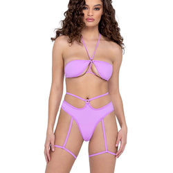 Shorts with Attached Leg-Straps