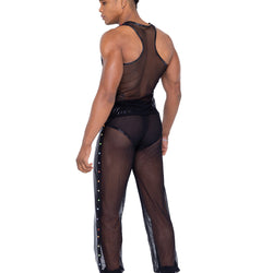 Mens Pride Vinyl Mesh Tank Top