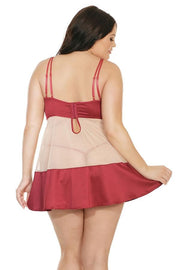 7222X-Merlot/Nude
