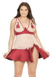 7222X-Merlot/Nude