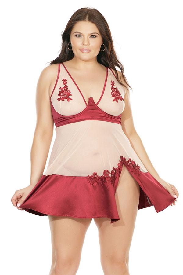 7222X-Merlot/Nude