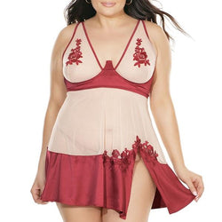 7222X-Merlot/Nude