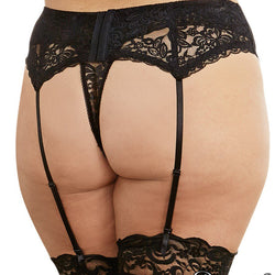 Scalloped Lace Garter Belt