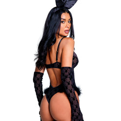 Playboy Bunny Noir Teddy