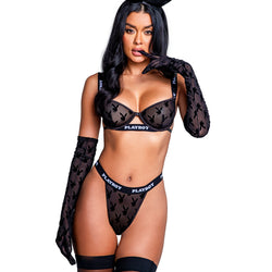 Playboy Bunny Noir 2-Piece Set