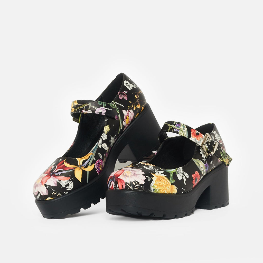 KOI Tira Mary Jane Shoes 'Floral Edition'